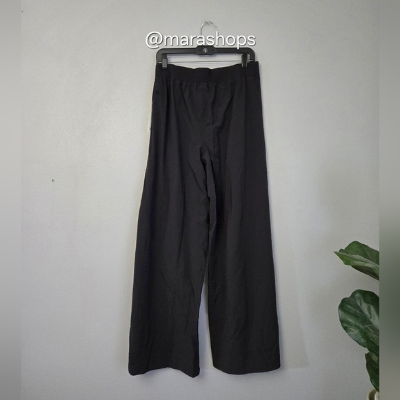Lululemon Stretch Woven Wide-Leg High-Rise Pant Black - Picture 6 of 9